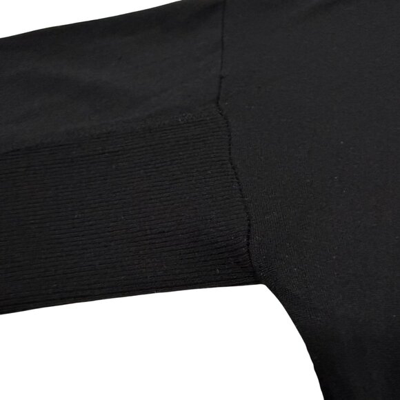 Athleta Studio Ribbed Hoodie Pullover Black‎ Size M - Picture 10 of 10